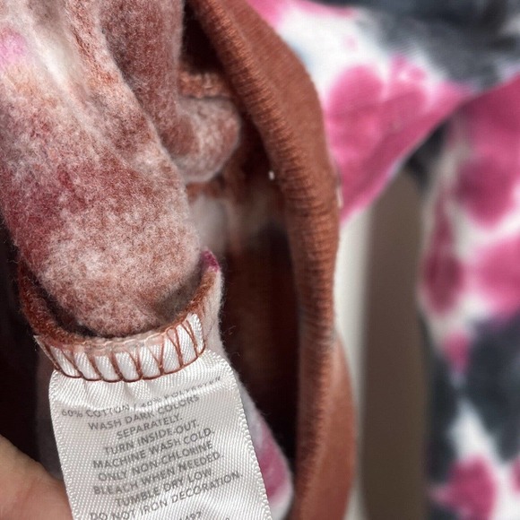 State of Mine Be a Nice Human Tie Dye Sweatshirt Women’s Size S Graphic - Picture 7 of 8